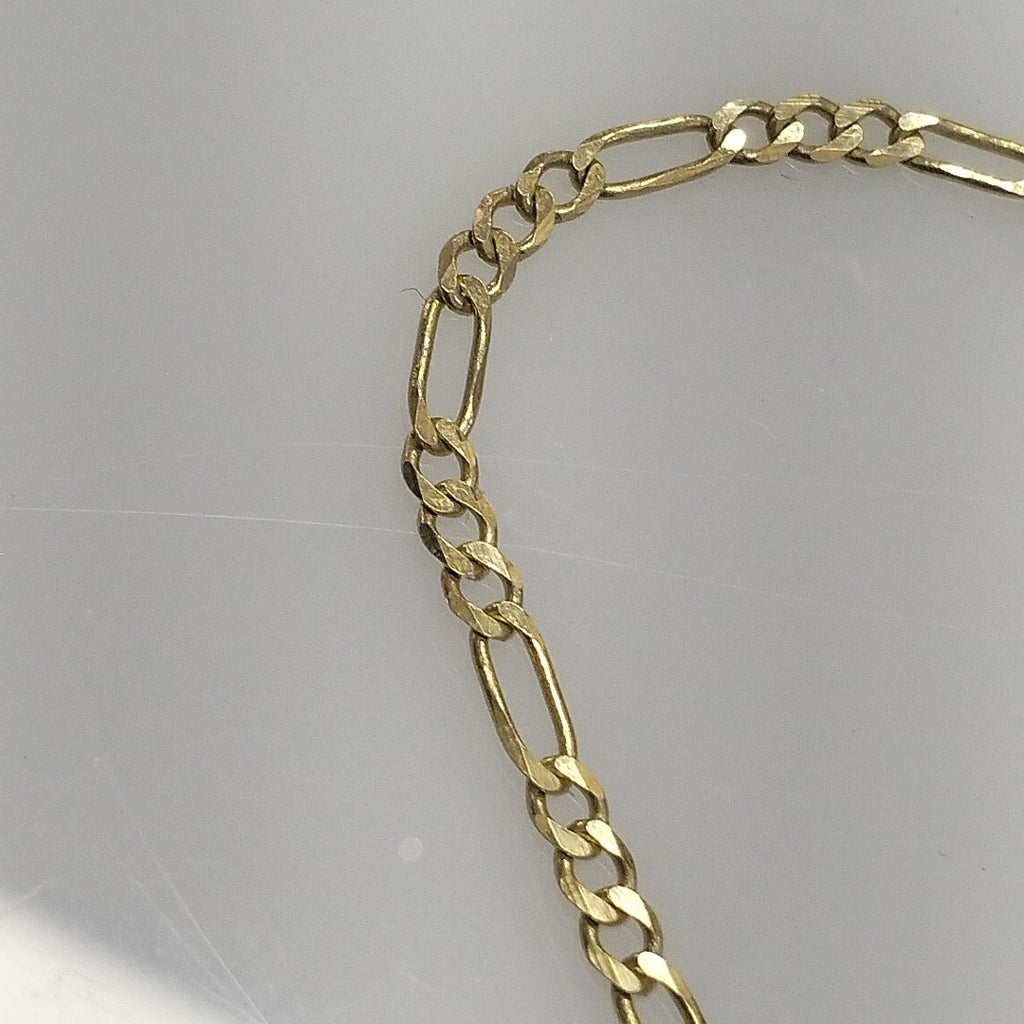 PULSERA TEJIDO 3X1 14K 18 CM 2 GR (NUEVO)