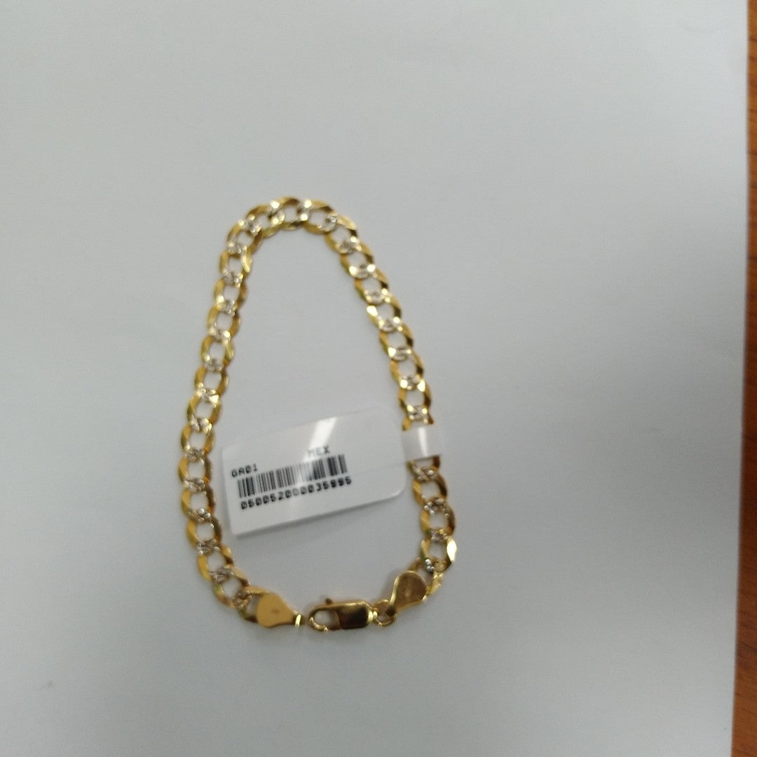 PULSERA BARBADA 14K 21 CM 5.6 GR (NUEVO)