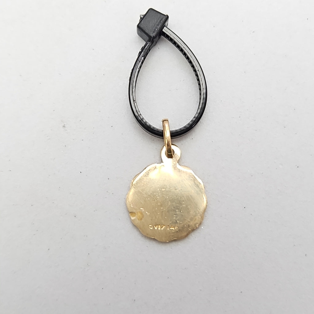 MEDALLA RELIGIOSA ORO 14 K 1,00 GRMS (SEMINUEVO)