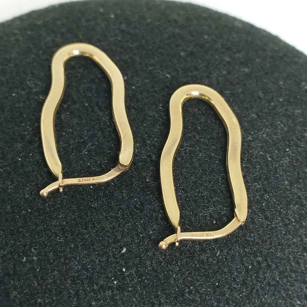 ARRACADAS PAR ORO 14 K 1.8 GRMS (SEMINUEVO)