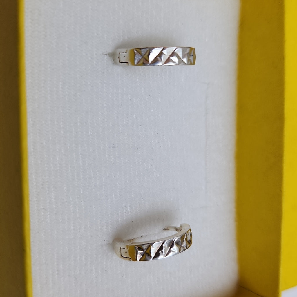 ARRACADAS LABRADAS PLATA .925 3.3 GR (NUEVO)
