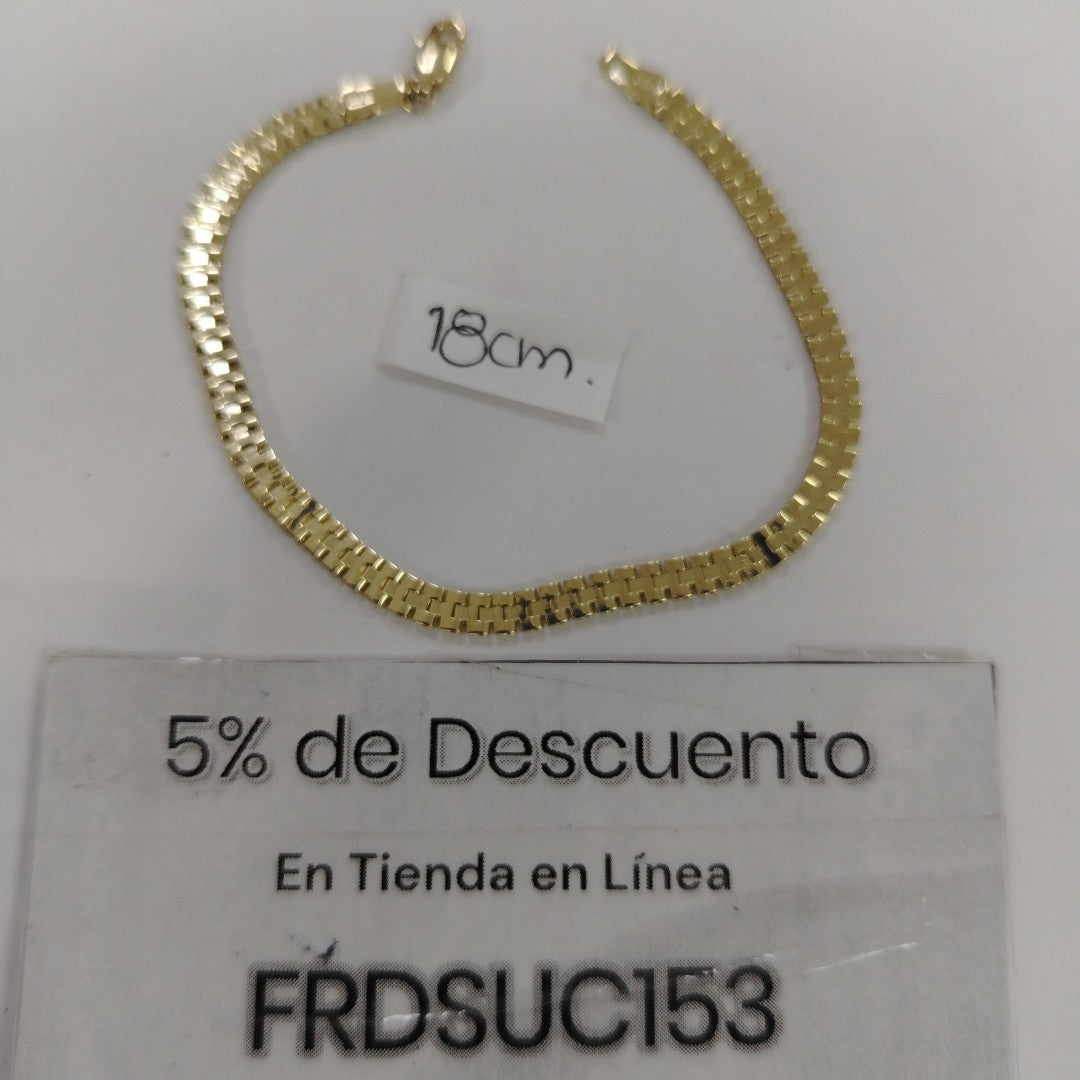 PULSERA ESPECIAL 10K 18 CM 3.3 GR (NUEVO)