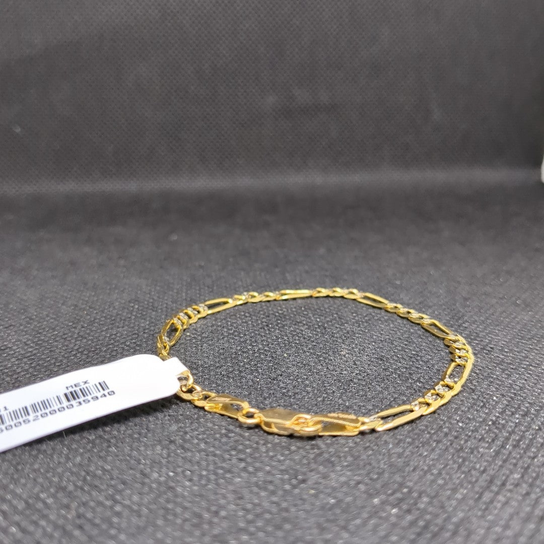 PULSERA 3X1 14K 18 CM 4 GR (NUEVO)