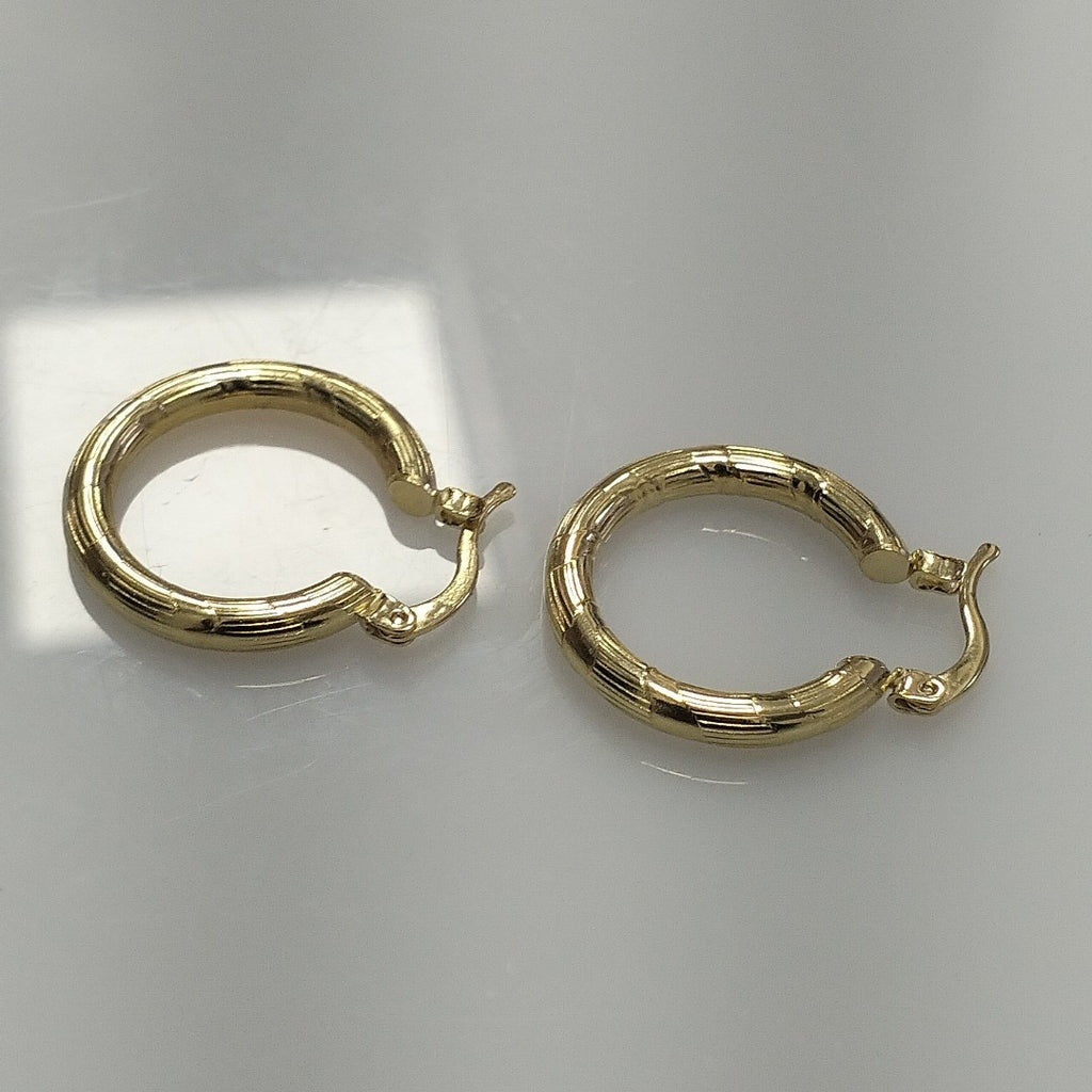 ARETES ARRACADAS 14K 2.7 GR (NUEVO)