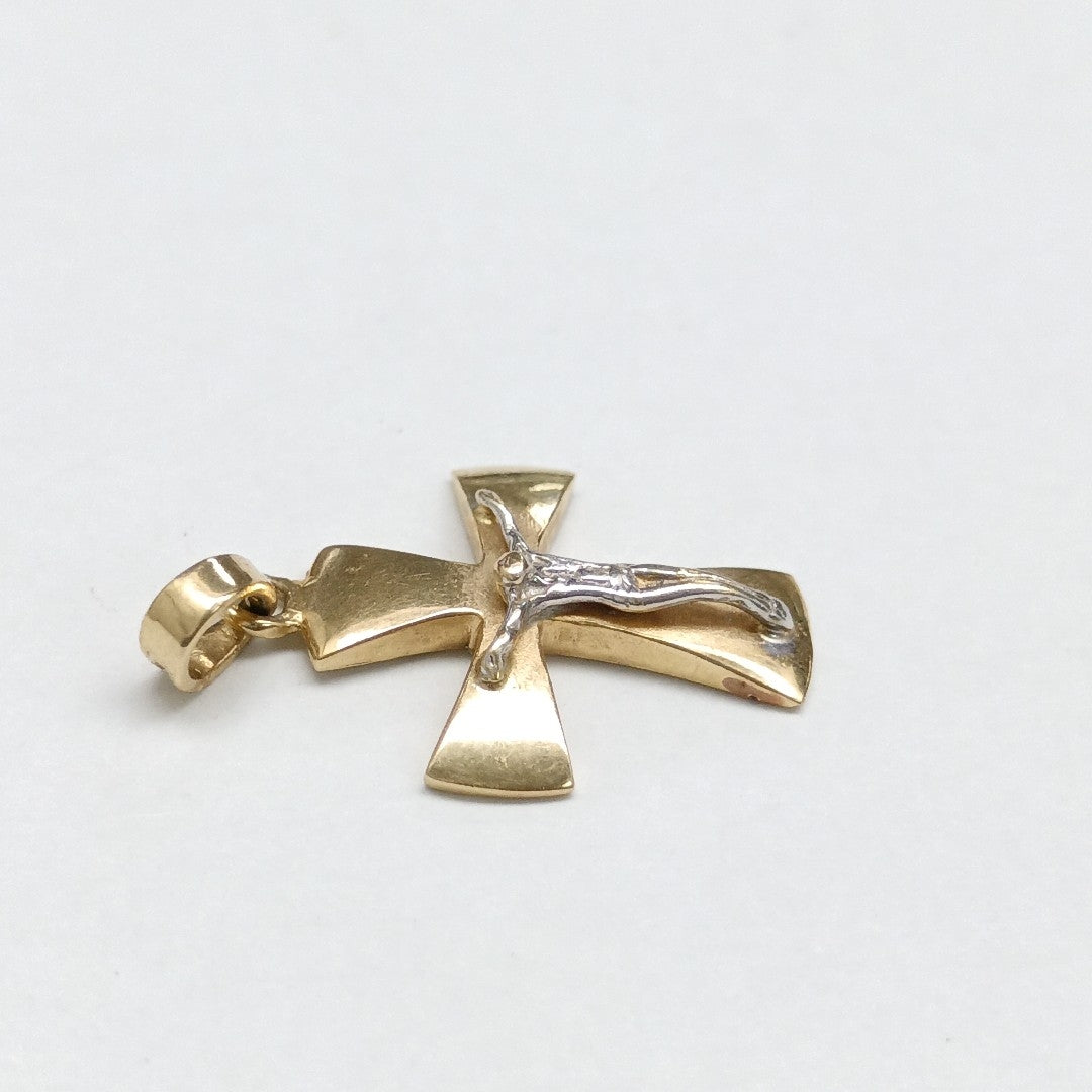 CRUCIFIJO ORO 14 K 1.5 GRMS (SEMINUEVO)