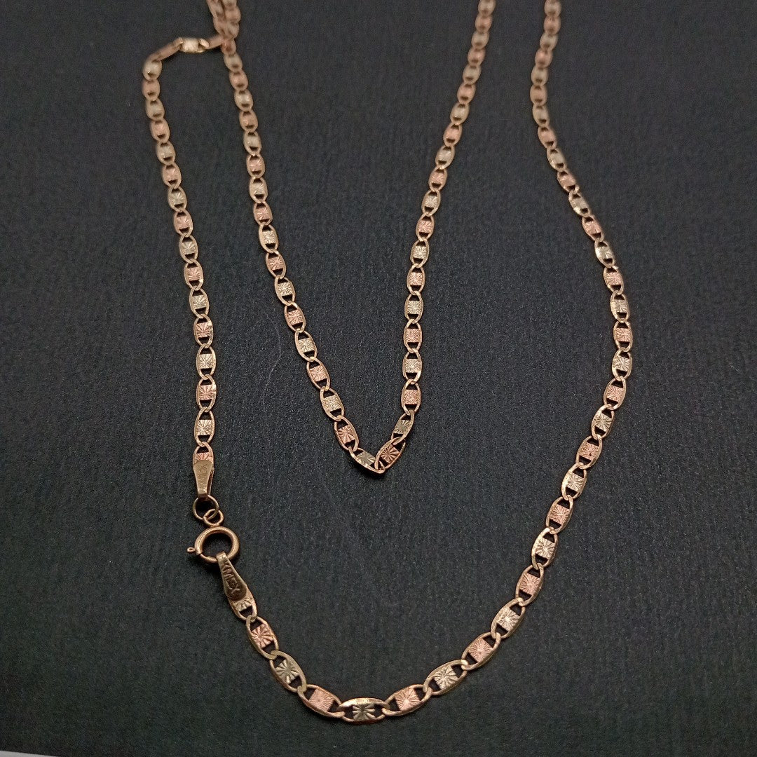 CADENA ORO COMBINADO 10 K 4.6 GRMS (SEMINUEVO)