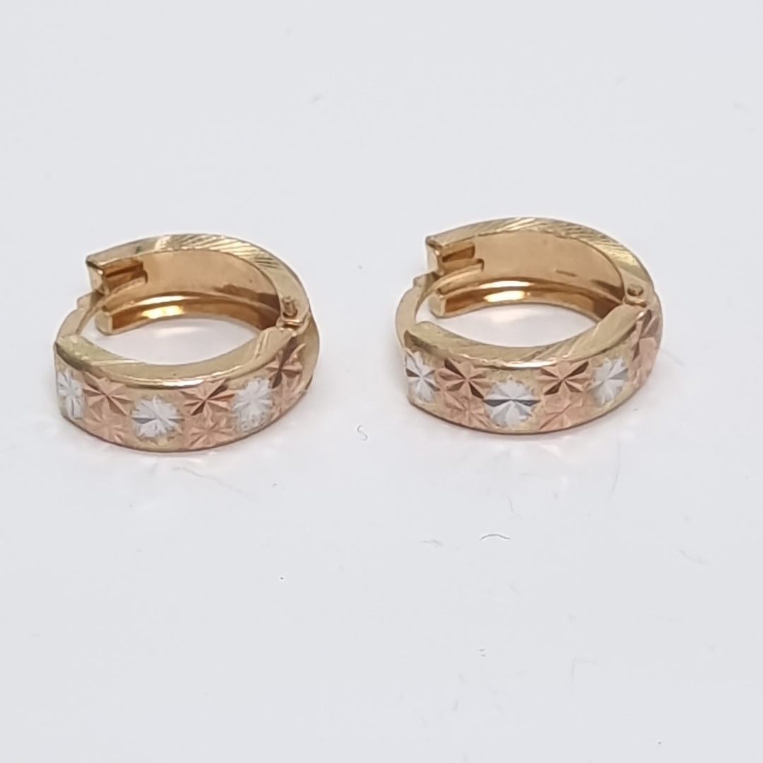 ARRACADAS PAR ORO 14 K 2 GRMS (SEMINUEVO)