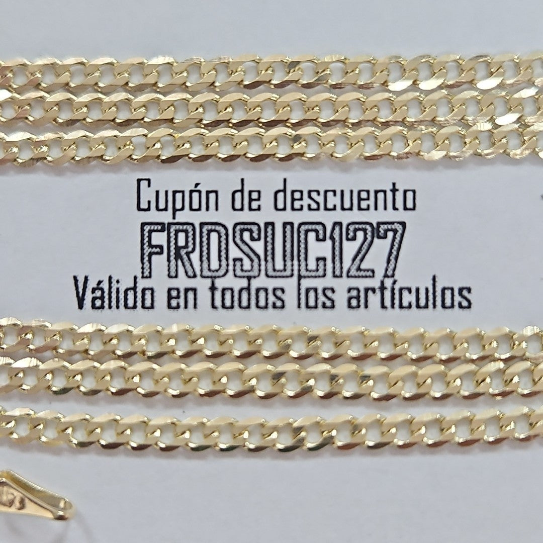 CADENA BARBADA 14K 60 CM 5.9 GR (NUEVO)