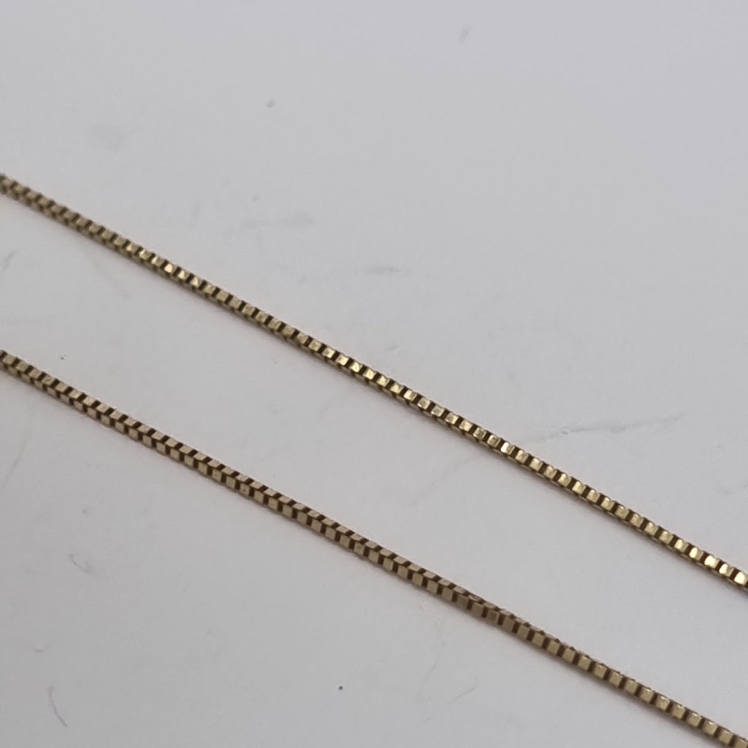 CADENA, DIJE ORO 14 K 1.9 GRMS (SEMINUEVO)