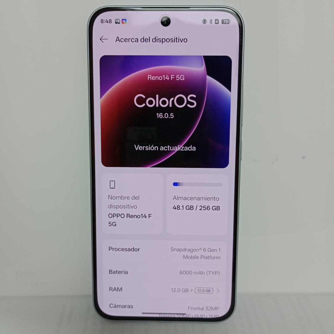 CELULAR OPPO RENO 14 F CPH2743 (2025) 256 GB 12 GB RAM (SEMINUEVO)