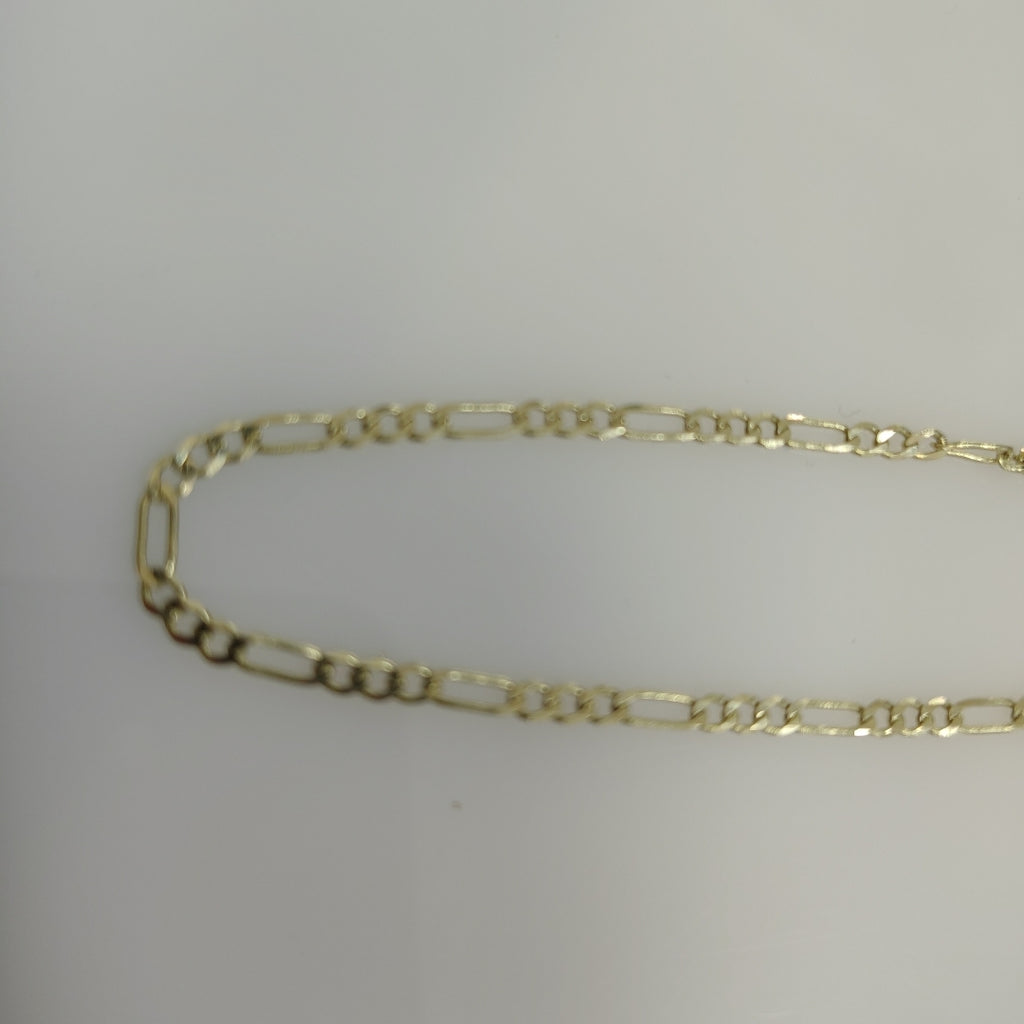 PULSERA TEJIDO 3X1 14K 21 CM 2.3 GR (NUEVO)