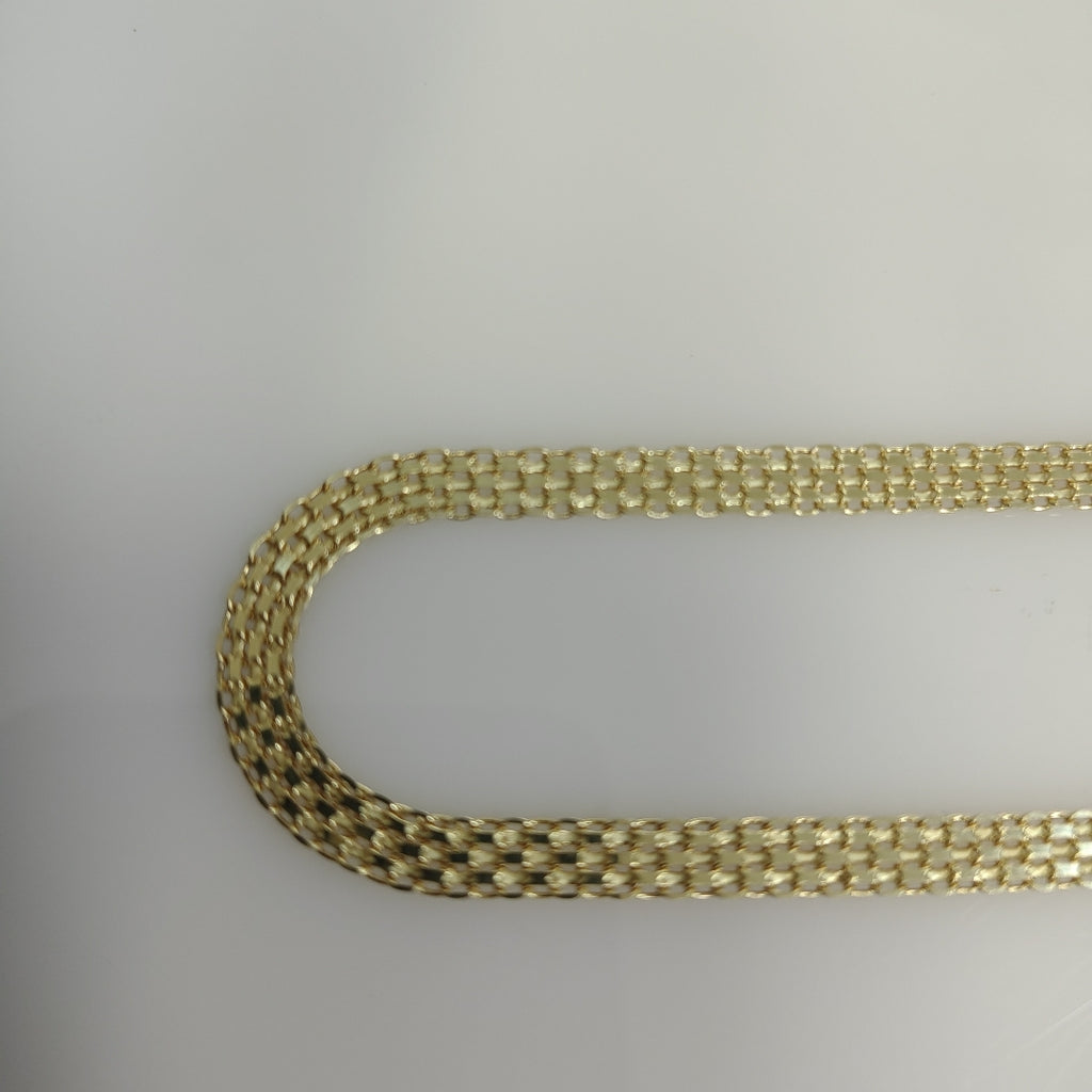 PULSERA ESPECIAL 14K 18 CM 4.6 GR (NUEVO)