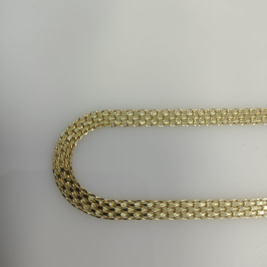PULSERA ESPECIAL 14K 18 CM 4.6 GR (NUEVO)