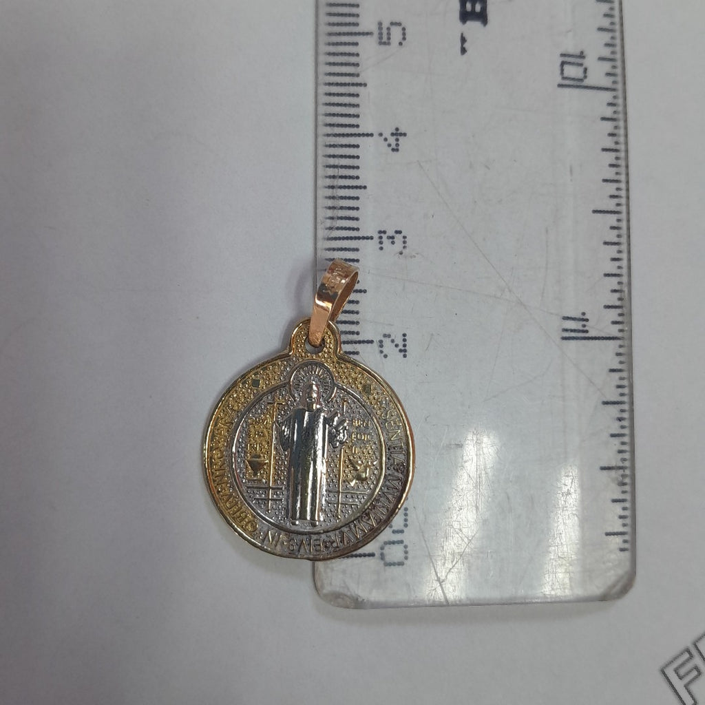 MEDALLA RELIGIOSA ORO 10 K 2.3 GRMS (SEMINUEVO)