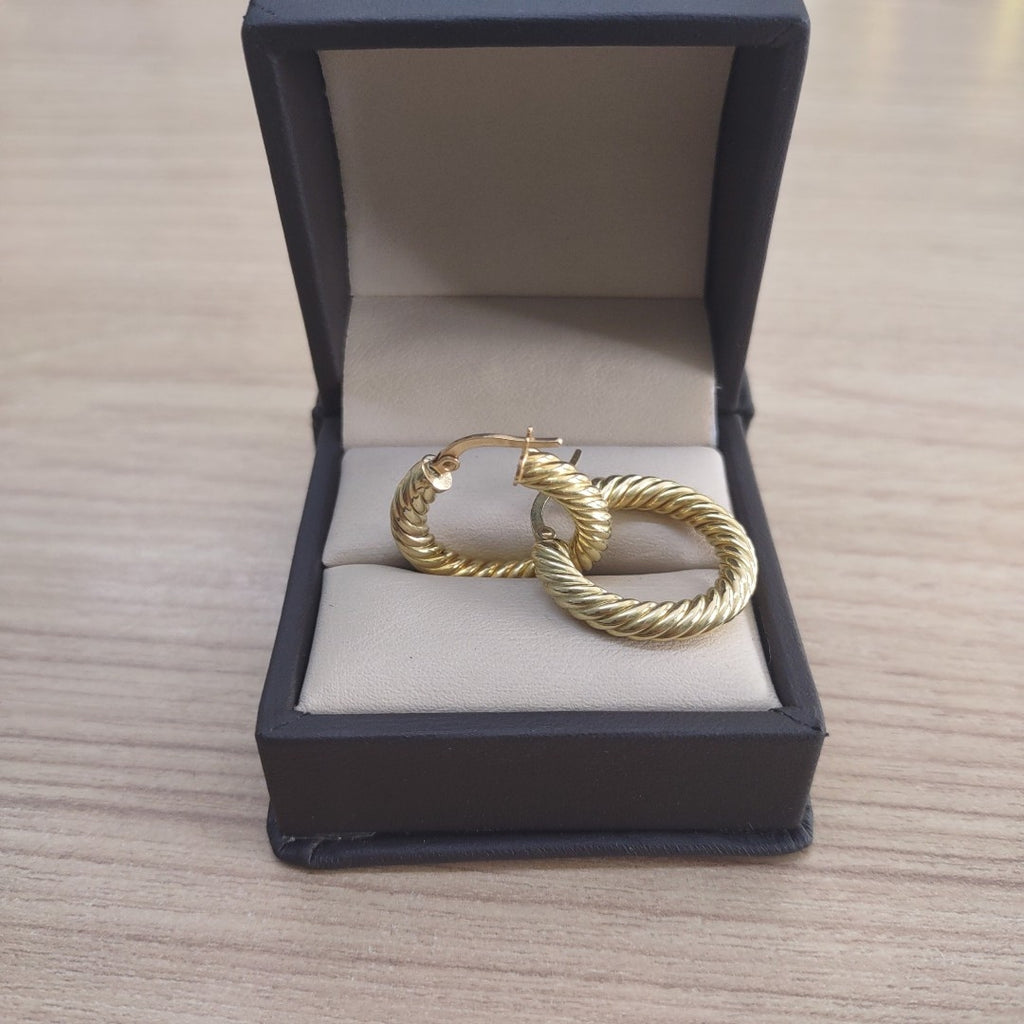 ARRACADAS PAR ORO 14 K 5 GRMS (SEMINUEVO)