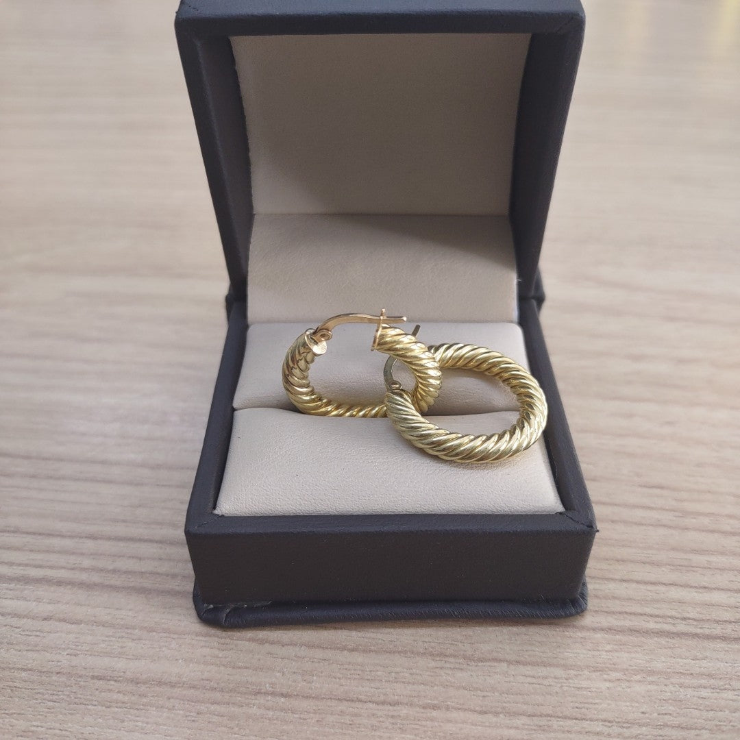 ARRACADAS PAR ORO 14 K 5 GRMS (SEMINUEVO)