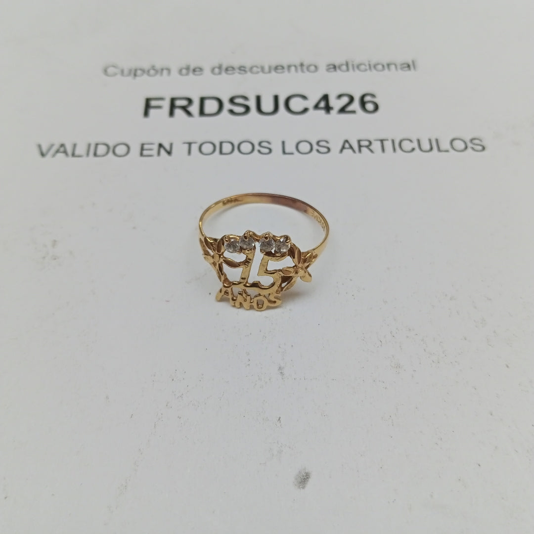 ANILLITO ORO 10 K 1,20 GRMS (SEMINUEVO)
