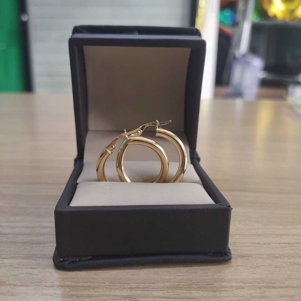 ARRACADAS PAR ORO 14 K 4.9 GRMS (SEMINUEVO)