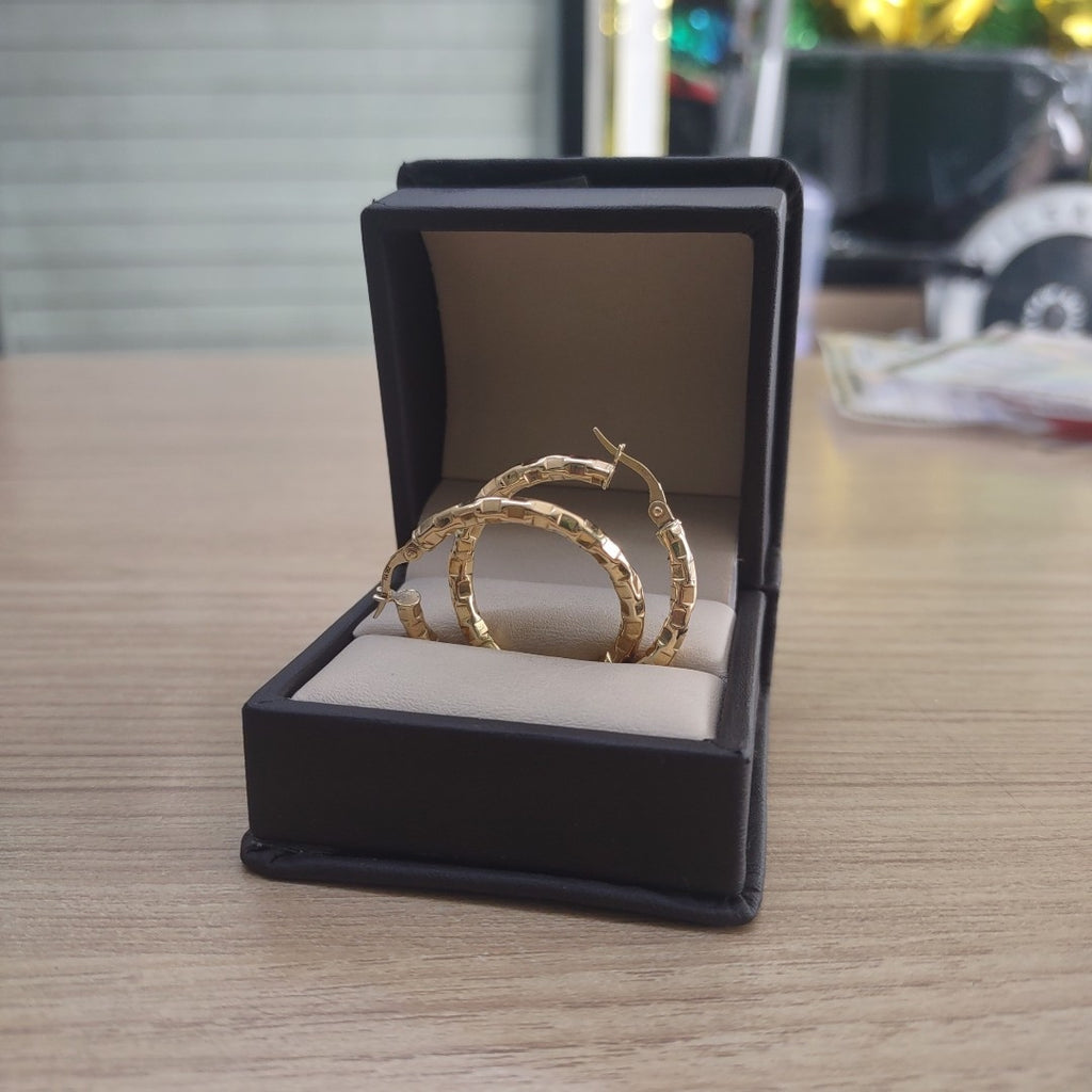 ARRACADAS PAR ORO 14 K 5 GRMS (SEMINUEVO)