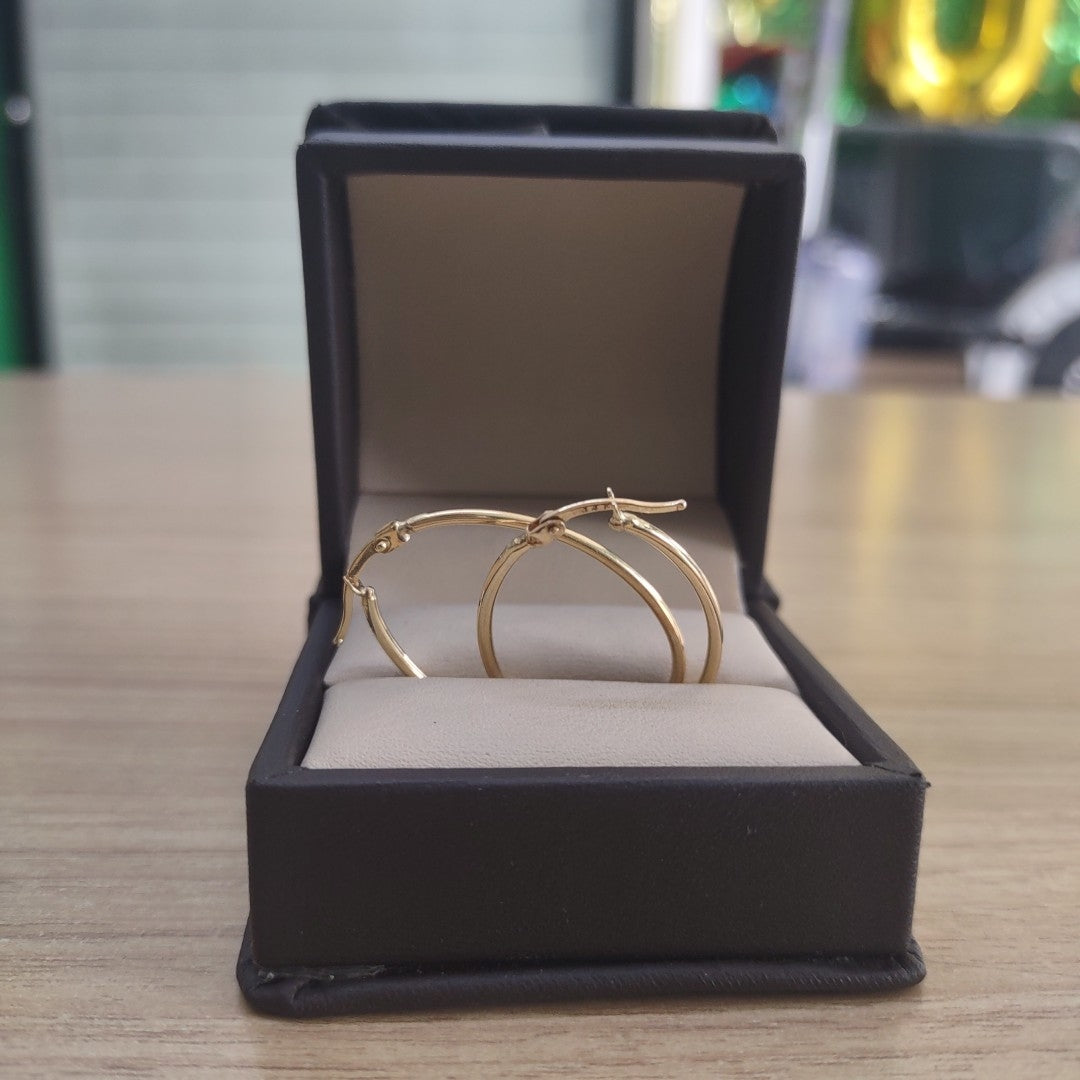 ARRACADAS PAR ORO 14 K 2.7 GRMS (SEMINUEVO)
