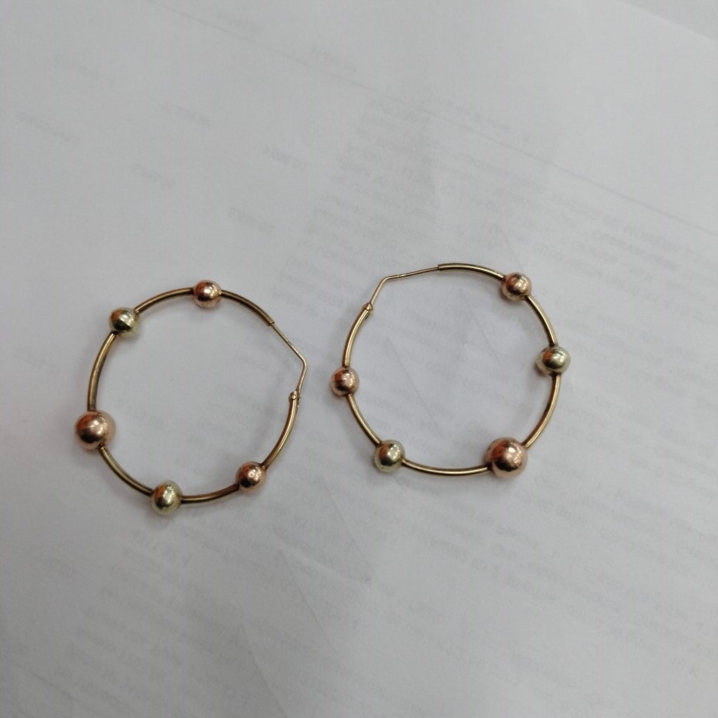 ARRACADAS PAR ORO 10 K 5,00 GRMS (SEMINUEVO)