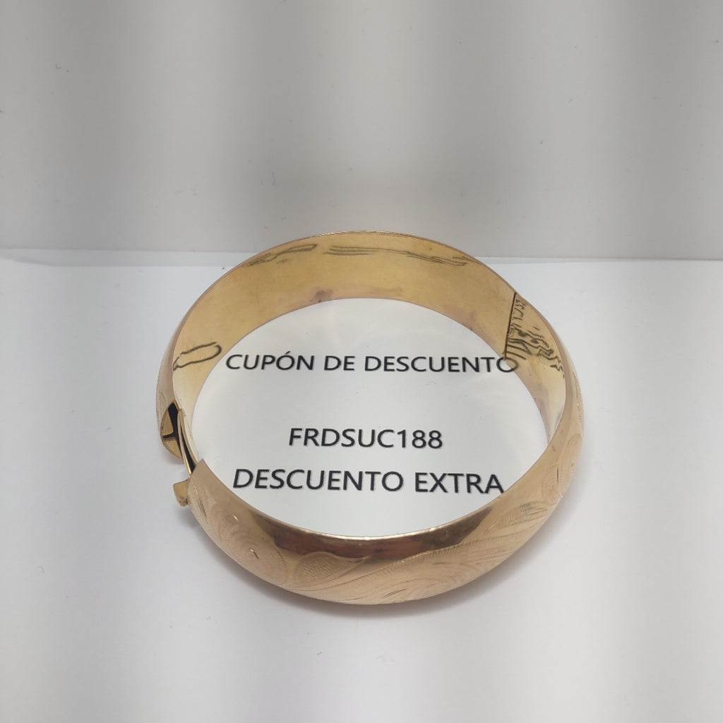 PULSERA RIGIDA ORO 18 K 72,60 GRMS (SEMINUEVO)