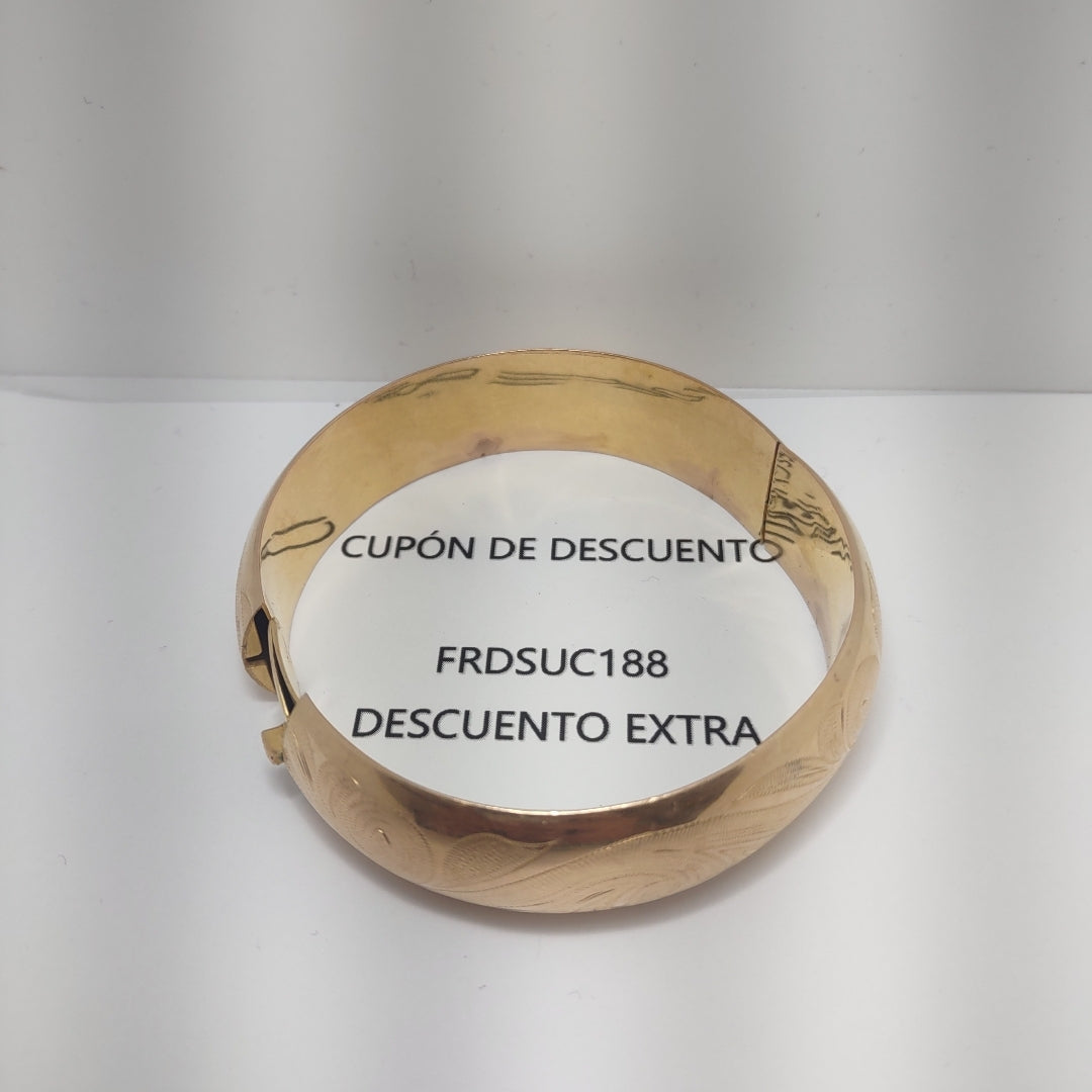 PULSERA RIGIDA ORO 18 K 72,60 GRMS (SEMINUEVO)
