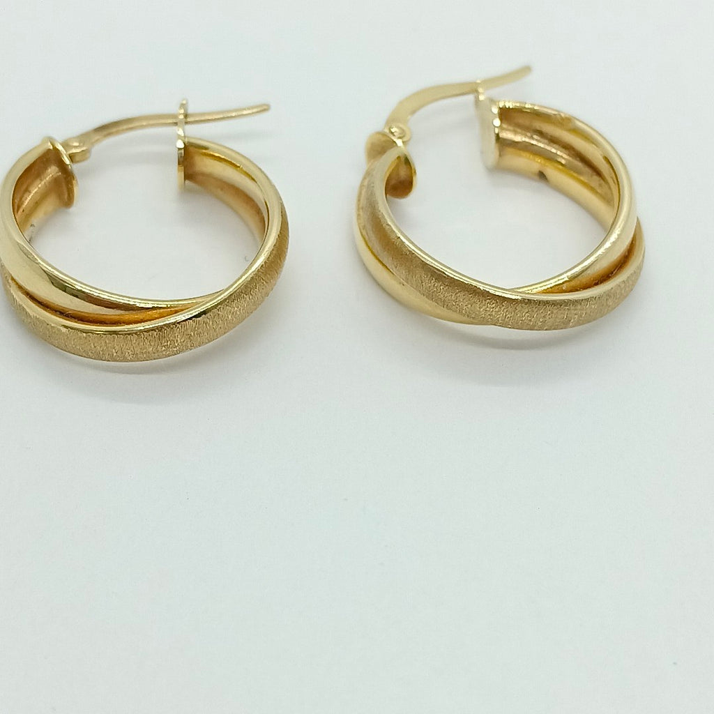 ARRACADAS PAR ORO 14 K 2,30 GRMS (SEMINUEVO)