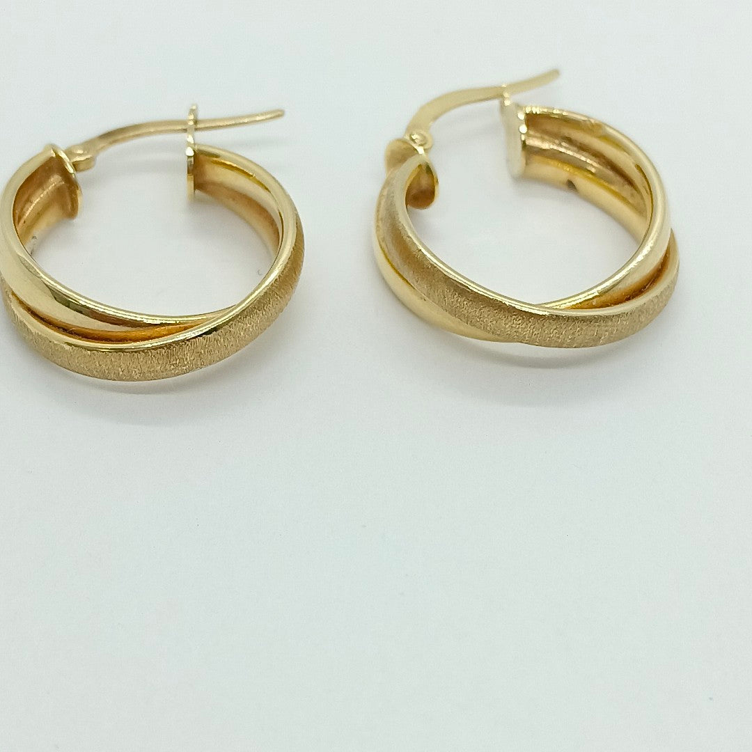 ARRACADAS PAR ORO 14 K 2,30 GRMS (SEMINUEVO)