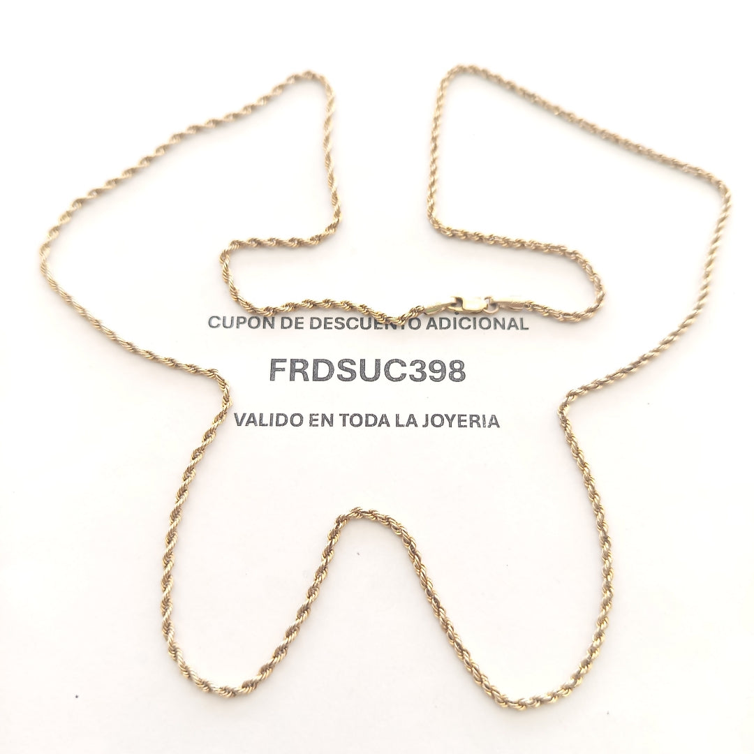CADENA ORO 10 K 3,20 GRMS (SEMINUEVO)