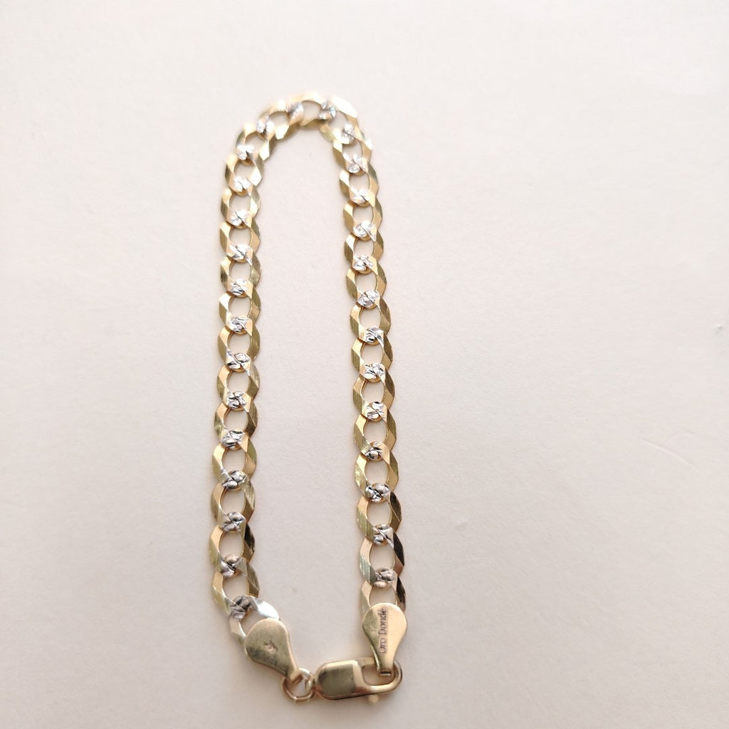 PULSERA BARBADA 14K 21 CM 5.7 GR (NUEVO)