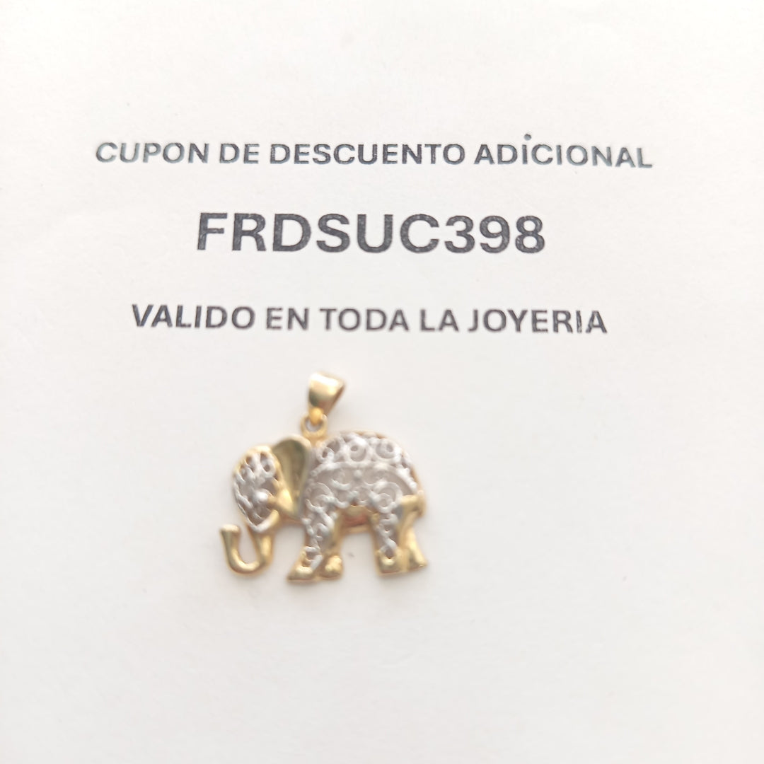 DIJE ORO,ORO COMBINADO 10 K 1,60 GRMS (SEMINUEVO)