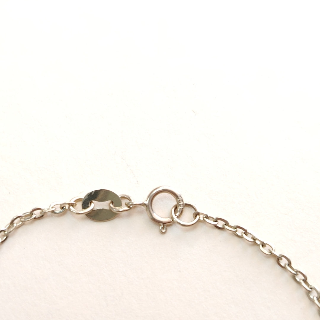 PULSERA TEJIDO ESPECIAL FIG FLORES 14K 18 CM 2 GR (NUEVO)