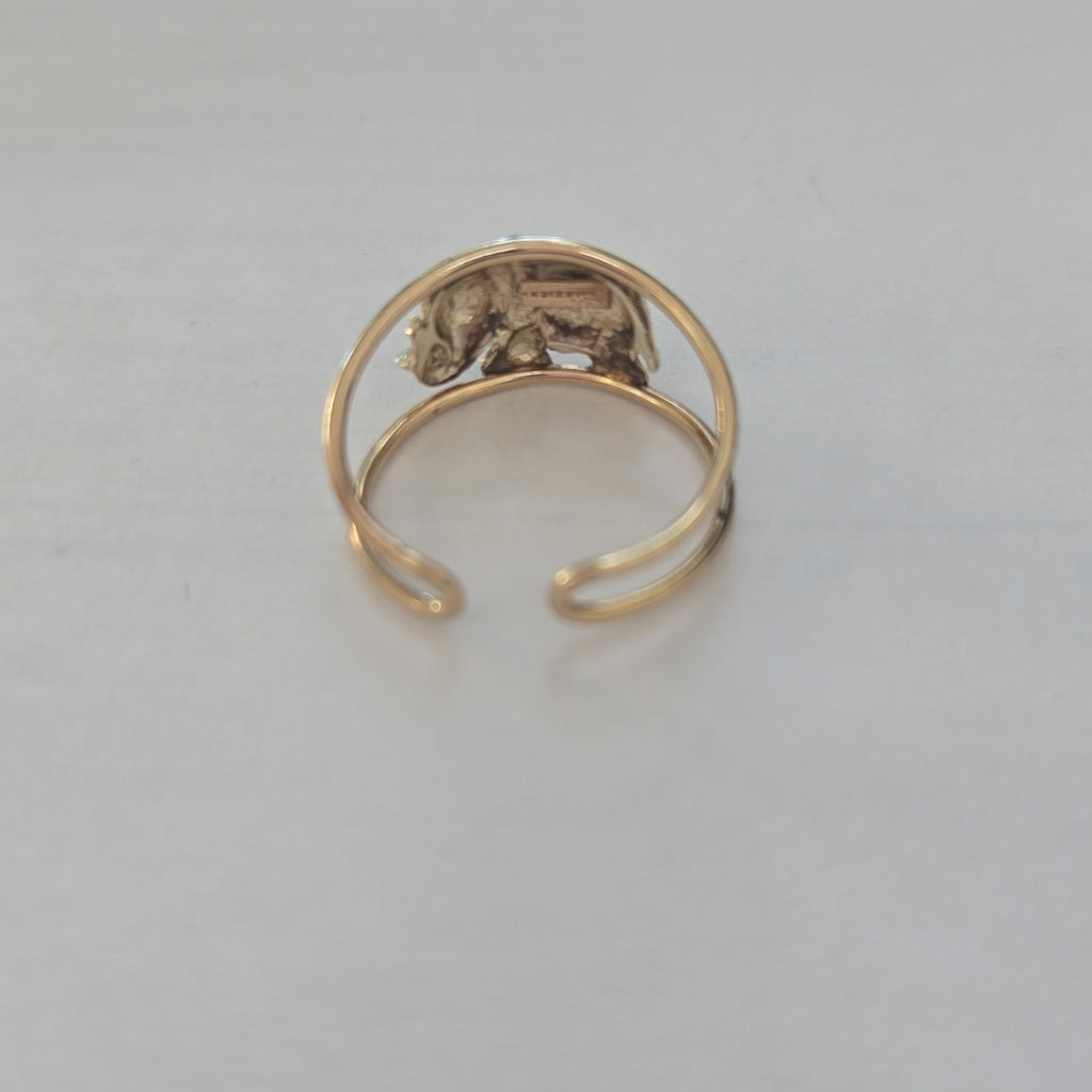 ANILLO ORO,ORO BLANCO 10 K 2,90 GRMS (SEMINUEVO)