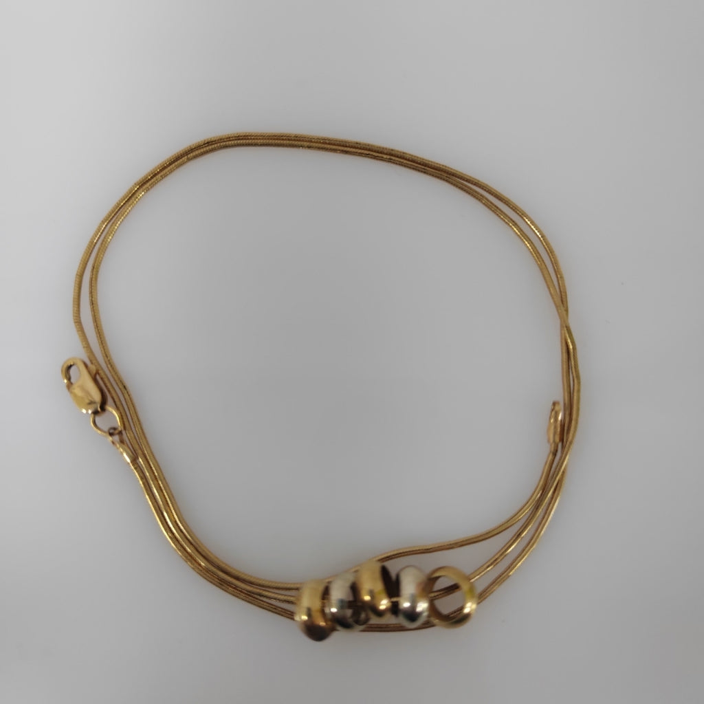 CADENA, DIJE ORO 14 K 5 GRMS (SEMINUEVO)