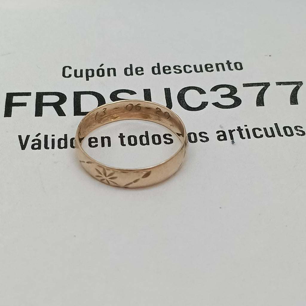 ARGOLLA ORO 8 K 1,60 GRMS (SEMINUEVO)