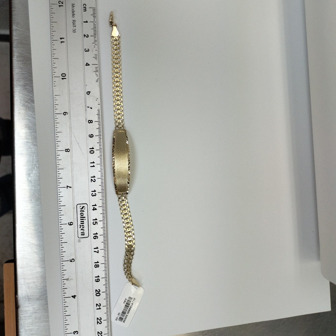 PULSERA ESCLAVA CHINO 14K 21 CM 9.9 GR (NUEVO)