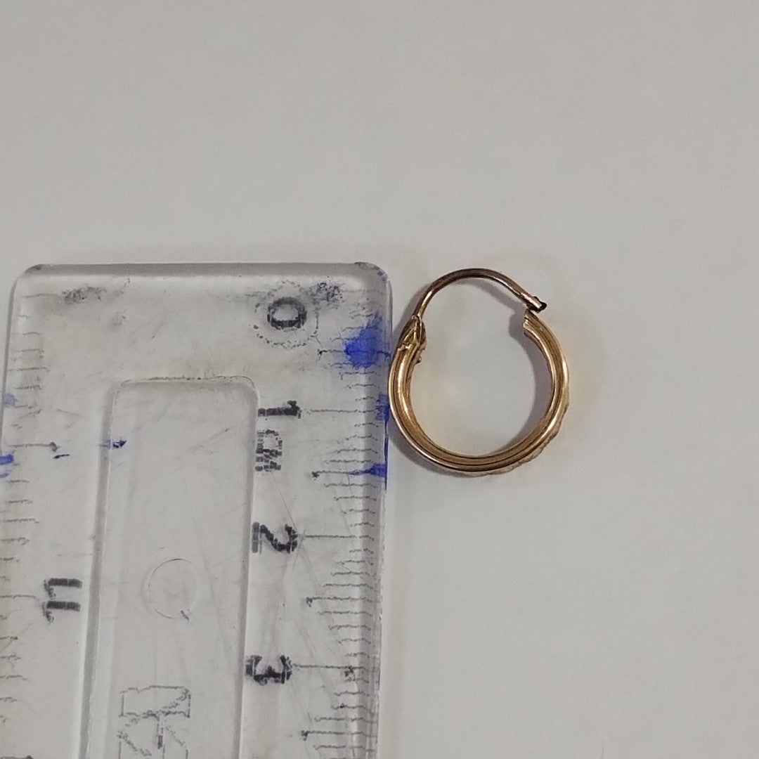 ARRACADAS PAR ORO 10 K 1.3 GRMS (SEMINUEVO)