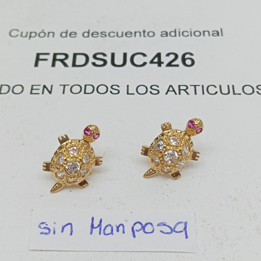 ARETES PAR ORO 10 K 2.4 GRMS (SEMINUEVO)