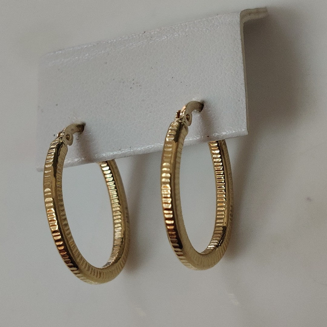 ARRACADAS PAR ORO 14 K 1.5 GRMS (SEMINUEVO)