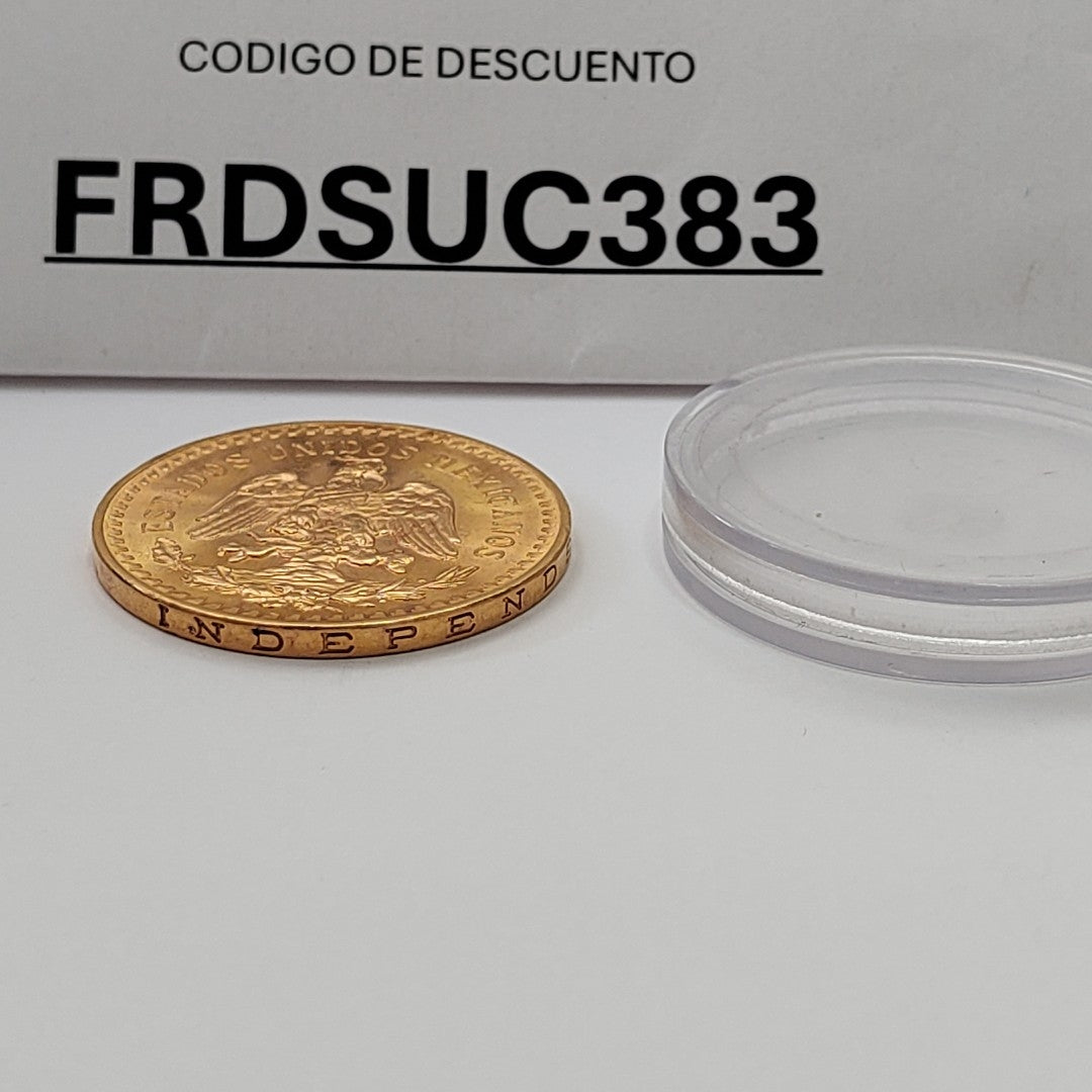 K1 41,60 GRMS 21 K IDENTIFICACIÓN MONEDA NOMINATIVA MONEDAS PESOS 50 PESOS (SEMINUEVO)