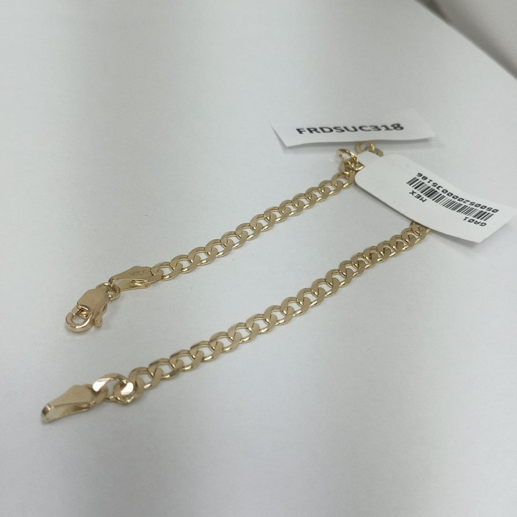 PULSERA BARBADA 14K 21 CM 5 GR (NUEVO)