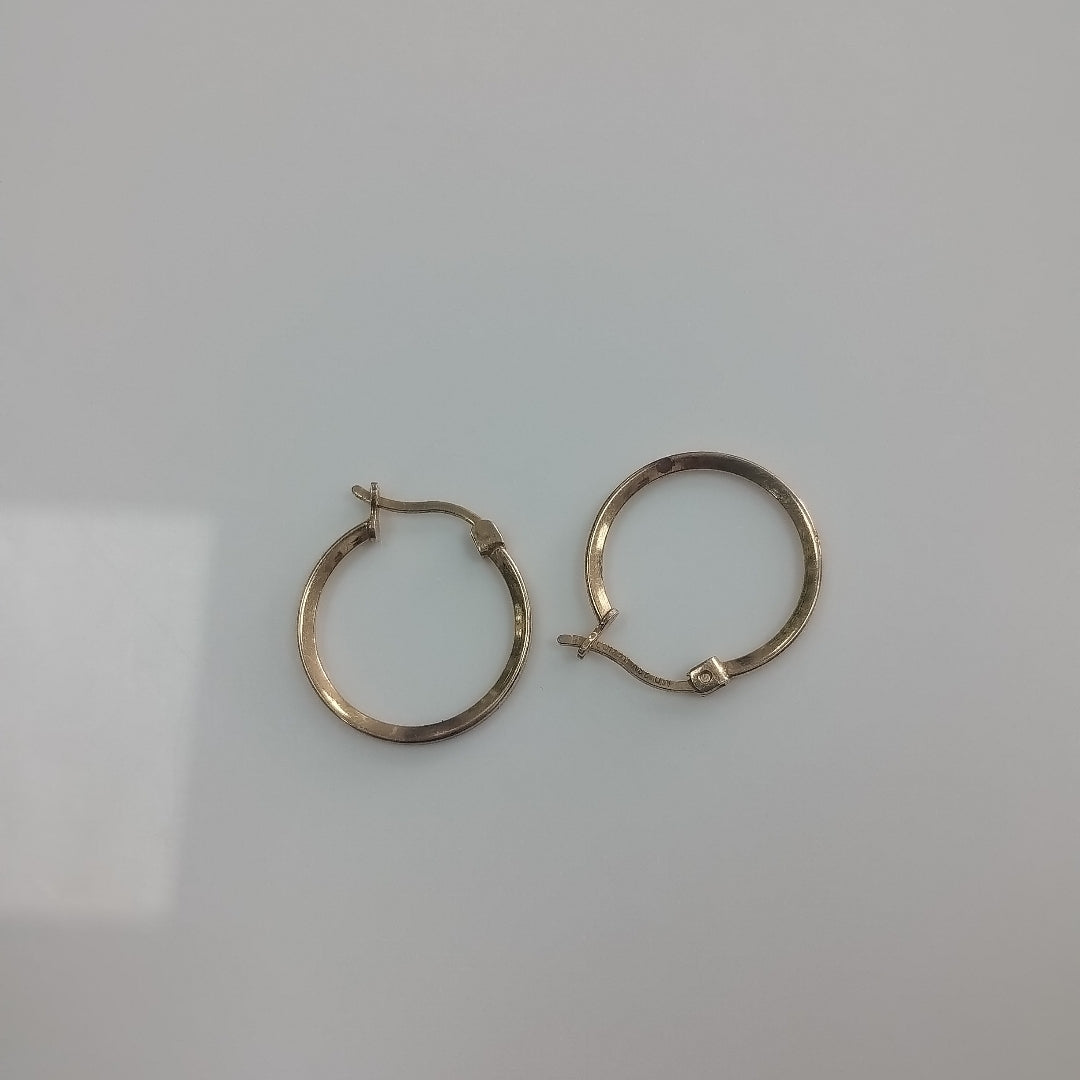 ARRACADAS PAR ORO 14 K 1.4 GRMS (SEMINUEVO)