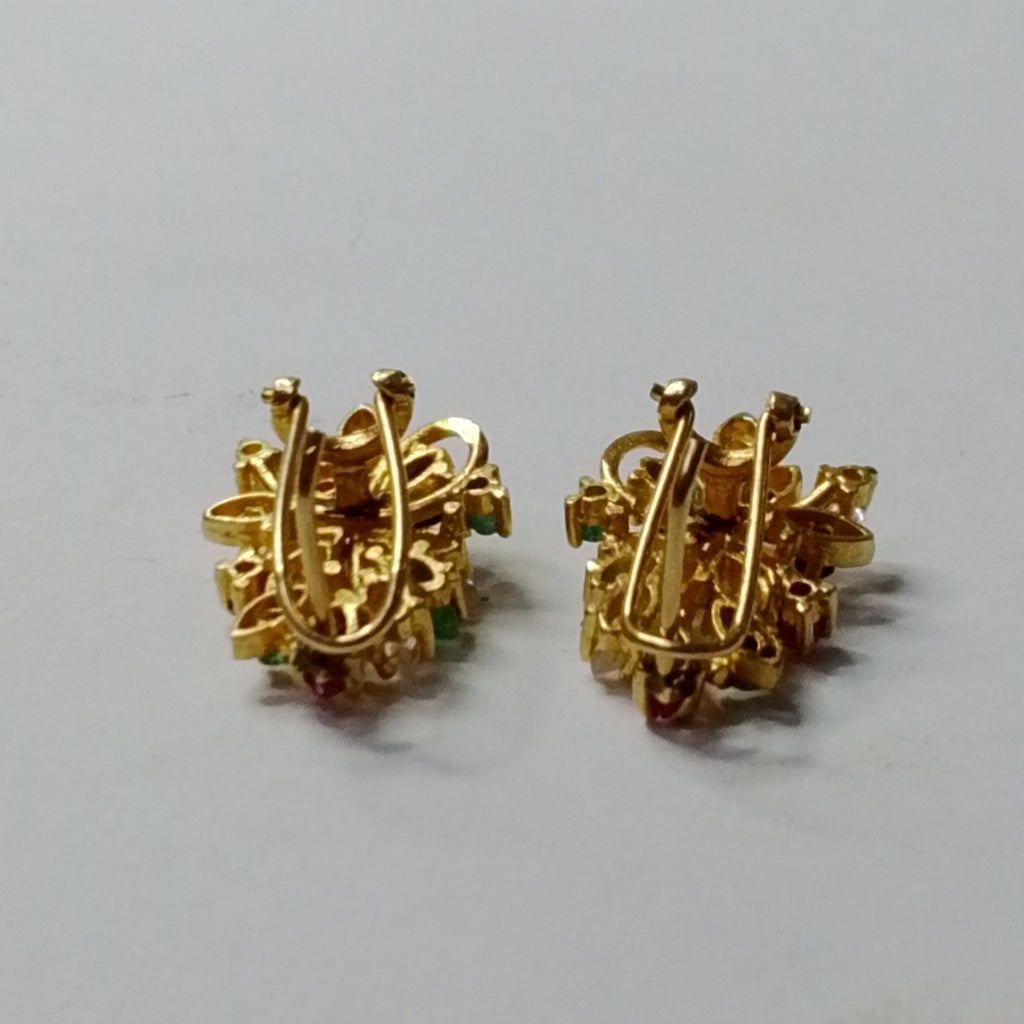 ARETES PAR ORO 14 K 4,20 GRMS (SEMINUEVO)