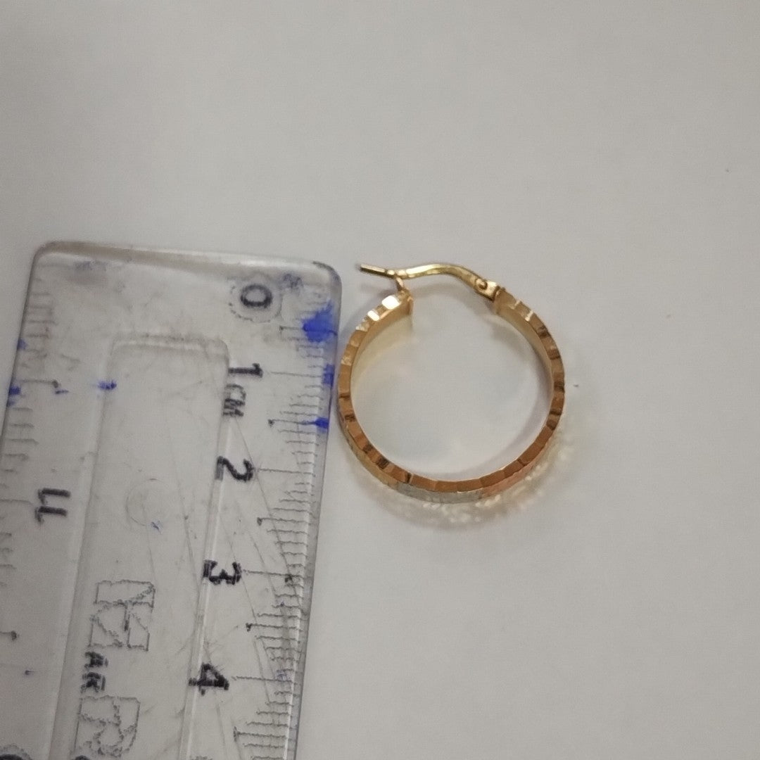 ARRACADAS PAR ORO 10 K 1.9 GRMS (SEMINUEVO)