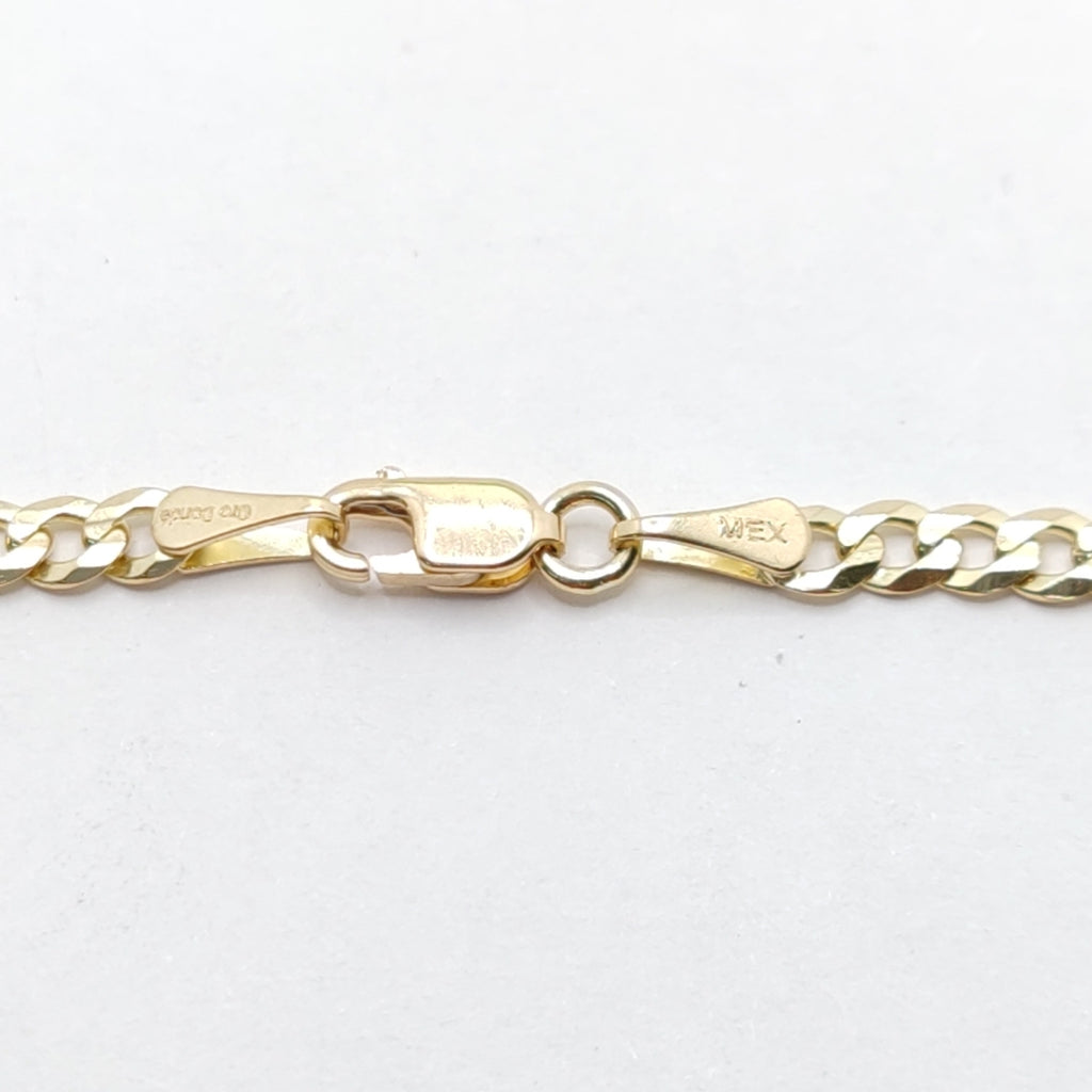 PULSERA BARBADA 14K 18 CM 3.3 GR (NUEVO)