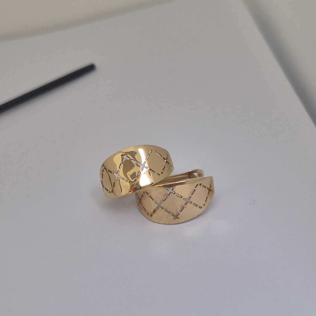 ARETES PAR ORO 14 K 2.2 GRMS (SEMINUEVO)