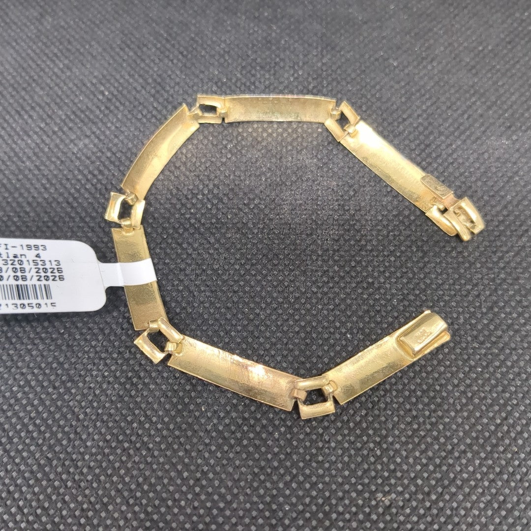 PULSERA ORO, ORO COMBINADO 10 K 5.9 GRMS (SEMINUEVO)