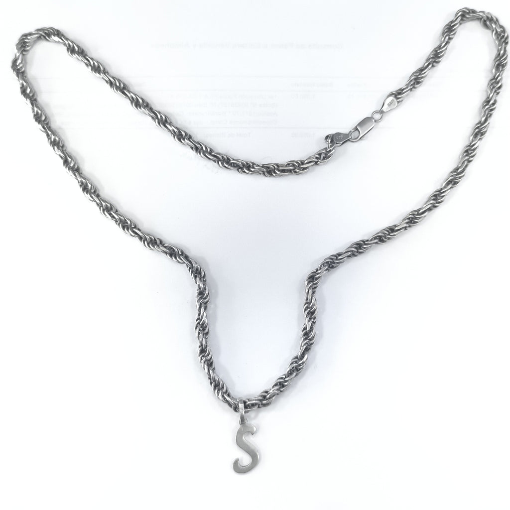 CADENA,DIJE PLATA 55,90 GRMS (SEMINUEVO)
