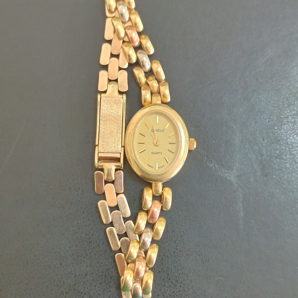 RELOJ CAJA Y PULSO ORO ORO 10 K 15.9 GRMS (SEMINUEVO)